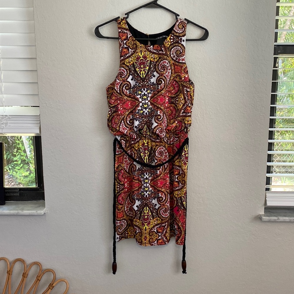 earthy toned pretty boho dress